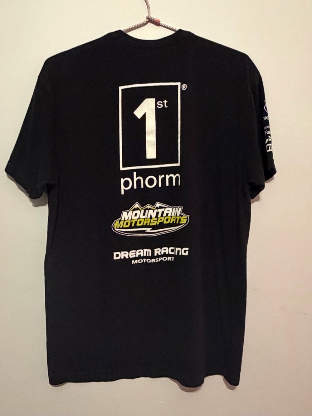 Black Logo Racing Tee - Picture 2 of 2
